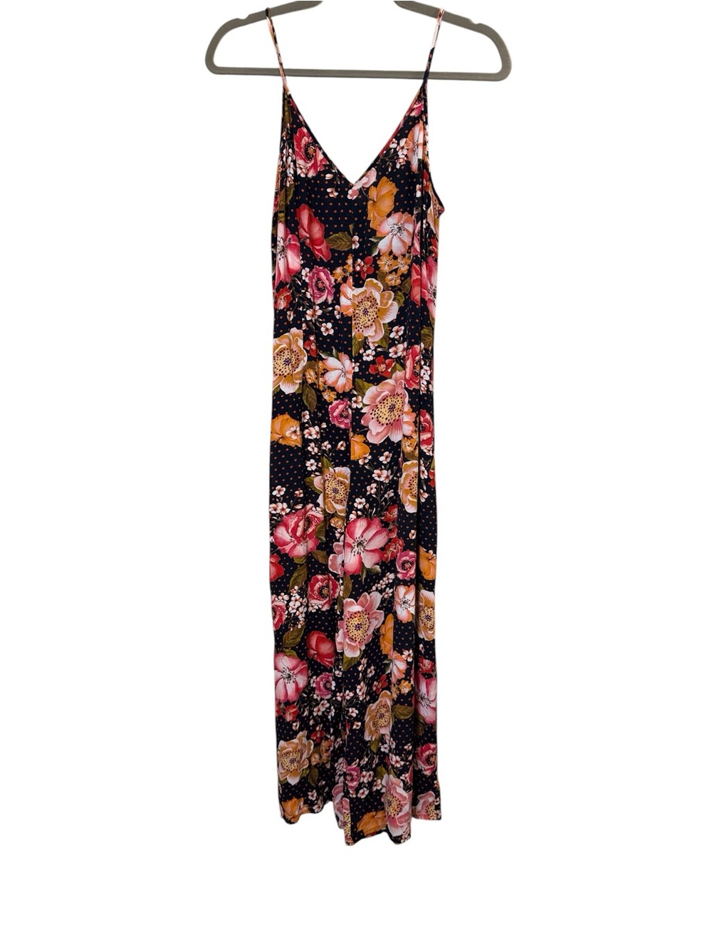 Kachel x Anthropologie Black Floral 90’s Cottagecore Wideleg Crop Jumpsuit Sz 10